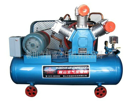 無油潤滑空壓機的工作原理。
