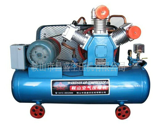 無油潤滑空壓機的工作原理。